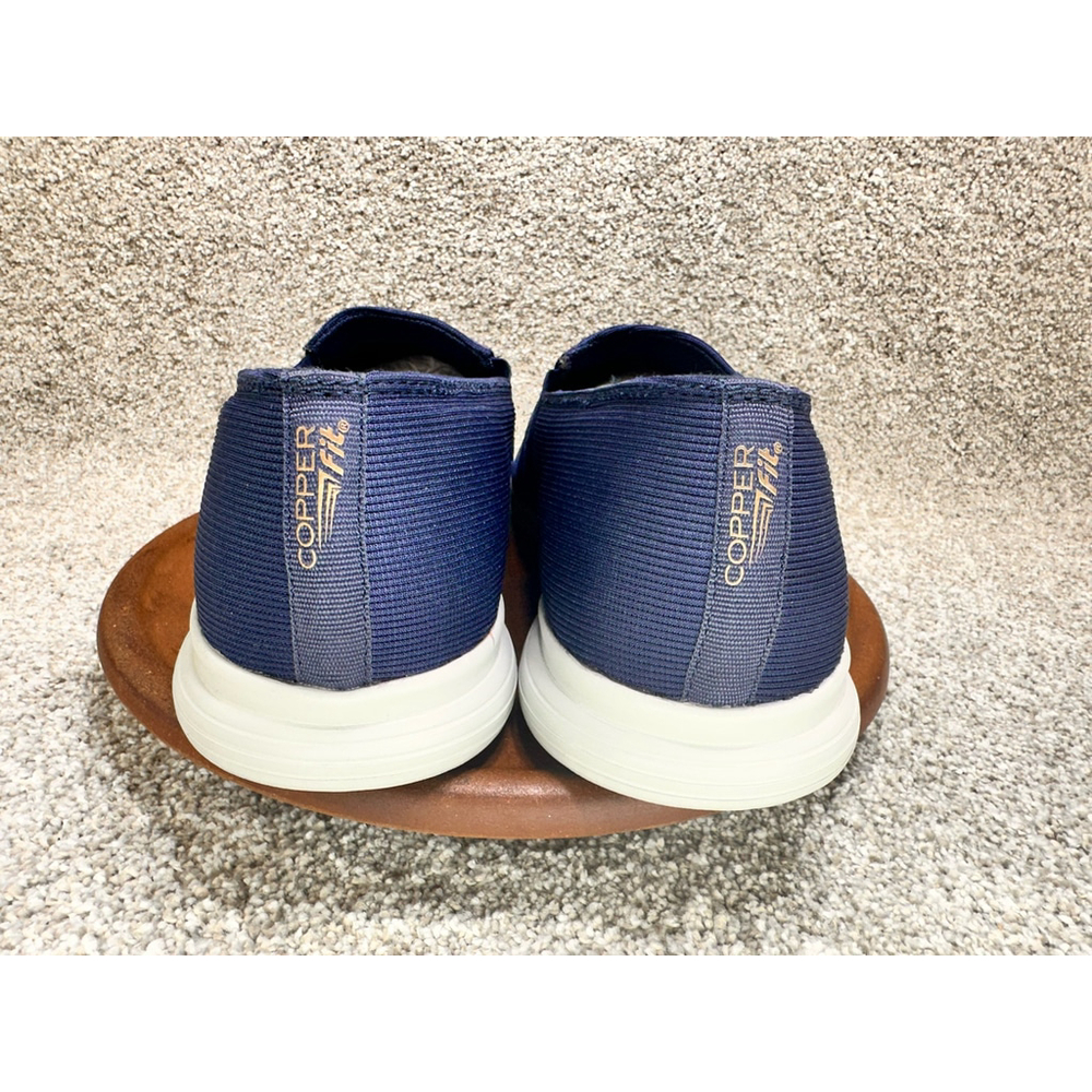 Men's Copper Fit Relax Slip On Shoes Size 11.5 Navy